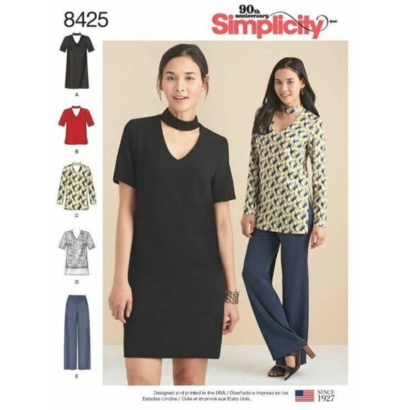 Simplicity 8425 Misses Tunic Dress Pants Sewing Pattern Sizes 4-12 - Picture 1 of 3